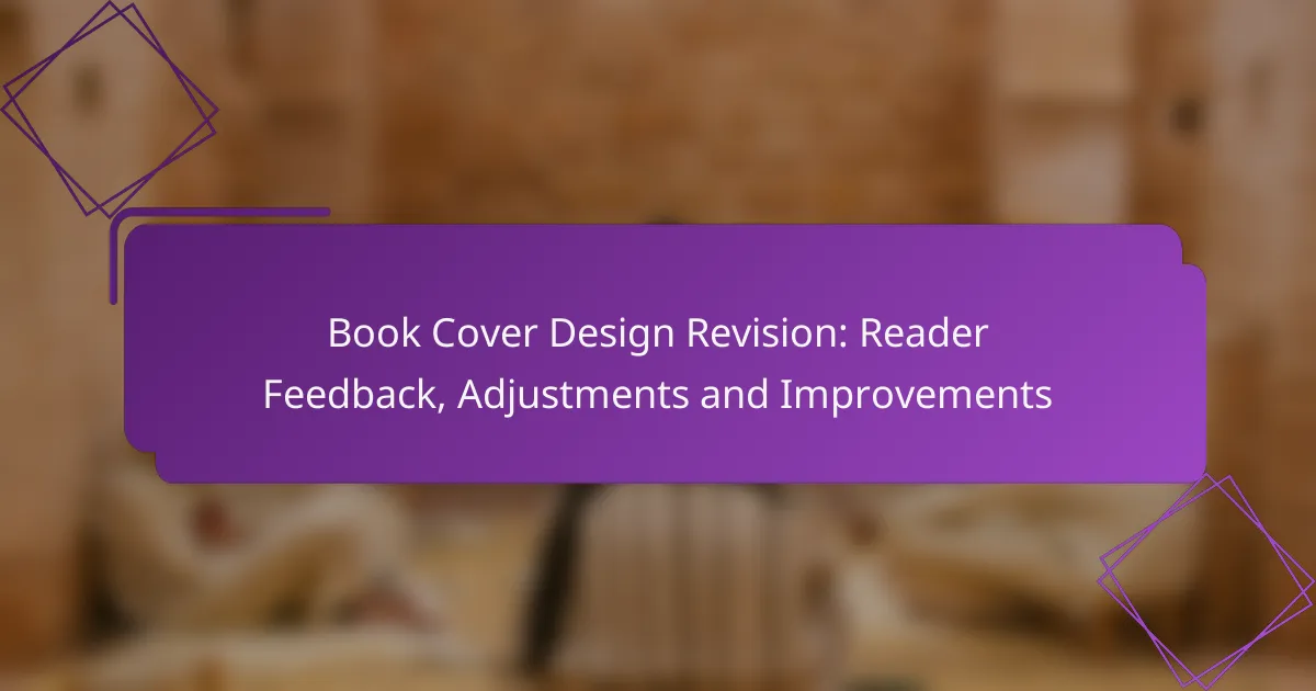 Book Cover Design Revision: Reader Feedback, Adjustments and Improvements