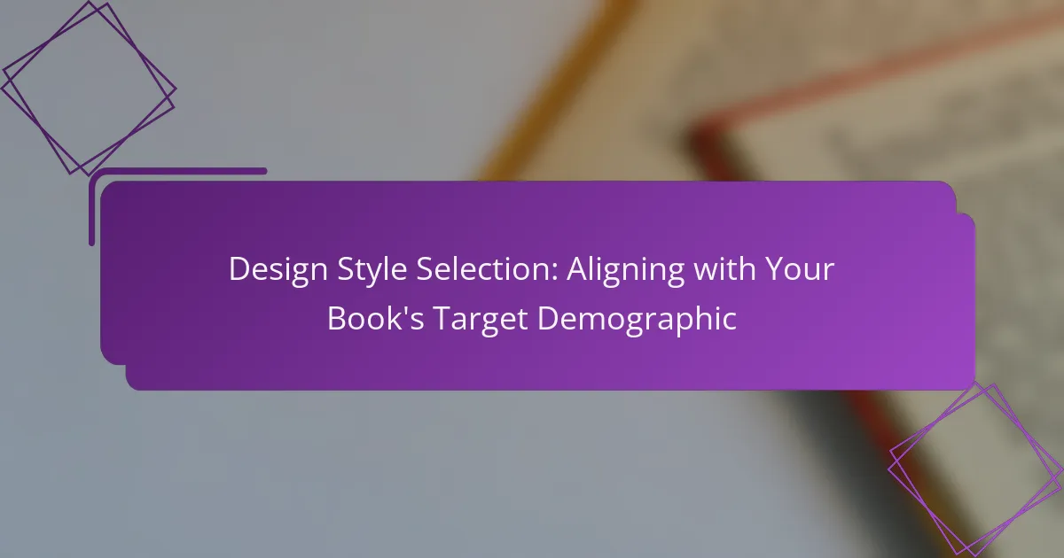 Design Style Selection: Aligning with Your Book’s Target Demographic